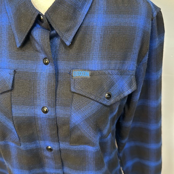 Dixxon flannel company snap button shirt women’s sz M - Picture 4 of 15